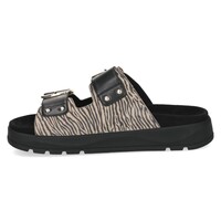 Caprice 27202 Beige Zebra Print Sliders