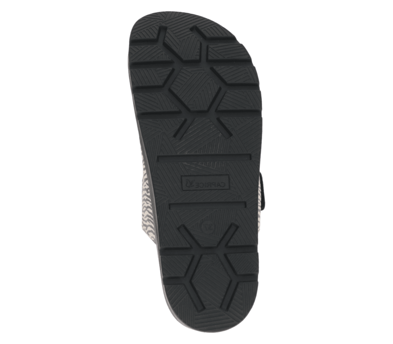 Caprice 27202 Beige Zebra Print Sliders