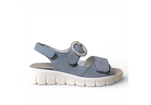 Waldlaufer Waldlaufer 658004 Blue Wide Fit Sandals