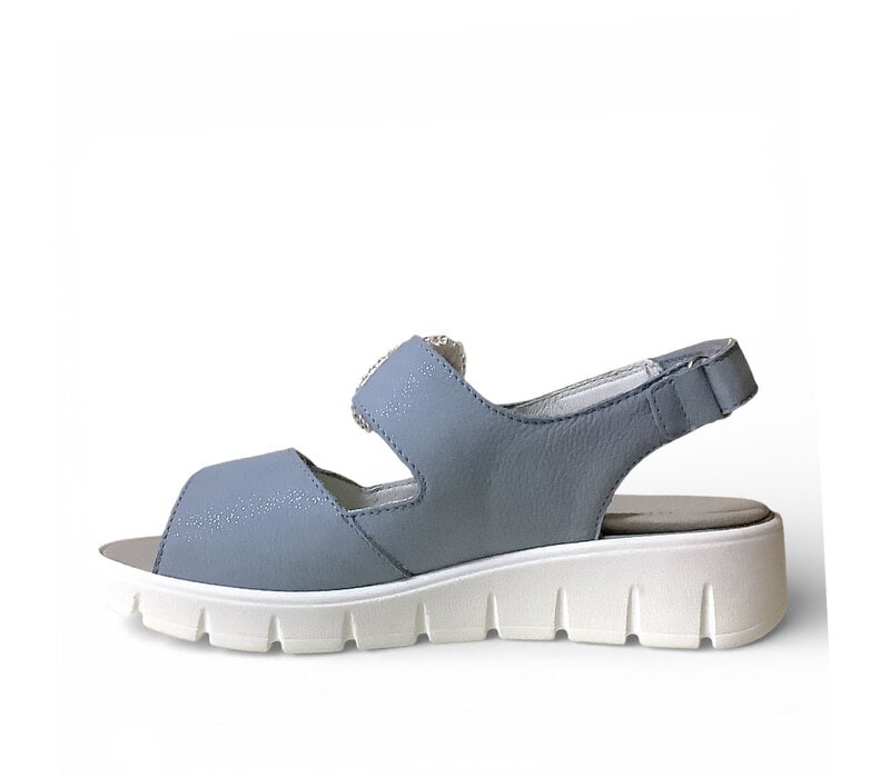 Waldlaufer 658004 Blue Wide Fit Sandals