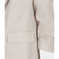 Esqualo 10045  Light Sand Linen Look Blazer