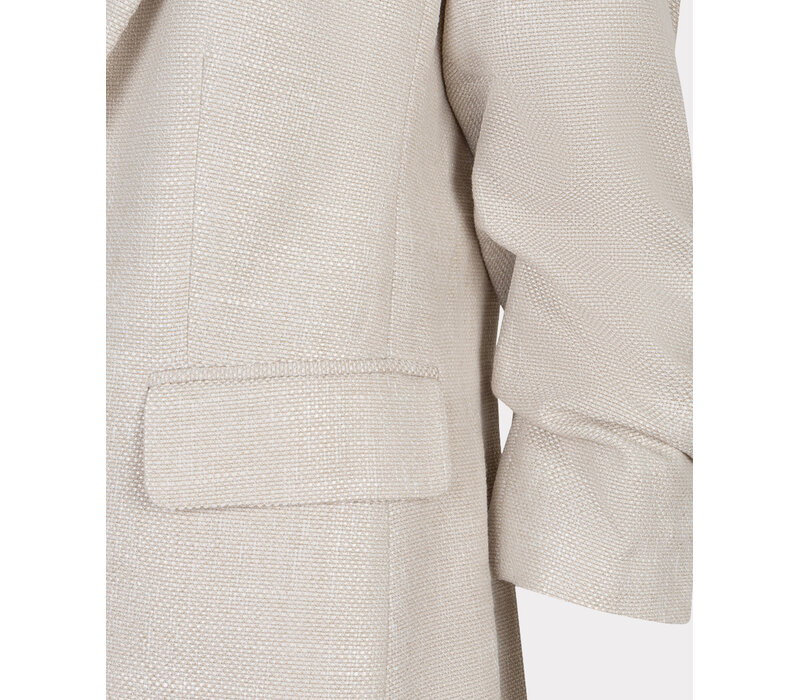 Esqualo 10045  Light Sand Linen Look Blazer