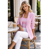EsQualo S/S Esqualo 10045 Rose Linen Look Blazer