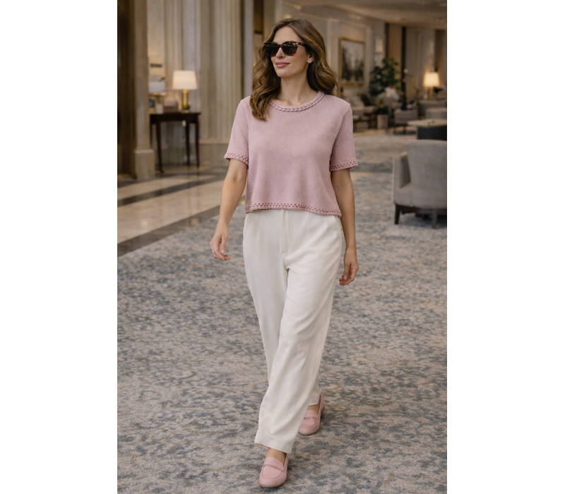 Kimara KATE pink Short/Slve Top