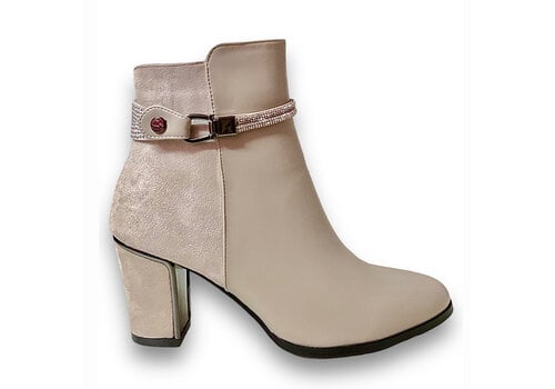 REDZ REDZ D3423 Beige Dressy Ankle Boots