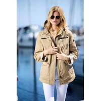 Junge NICOLE Camel Wax Coated Jacket