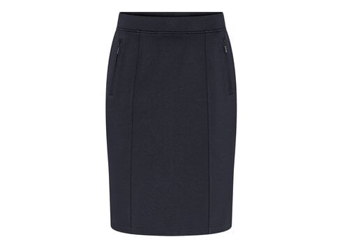 Micha S/S Micha 110 791 Navy Elastic Waist Skirt