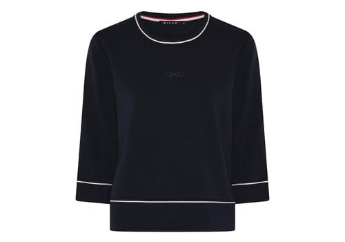 Micha S/S Micha 182 103 Navy/Sand Sweater