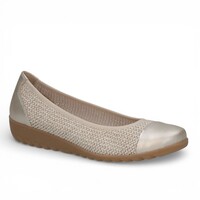 Caprice 22123 Off Wht/Gold Pumps