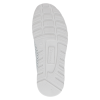 Caprice 23764 Wht/Slvr Leather Sneaker