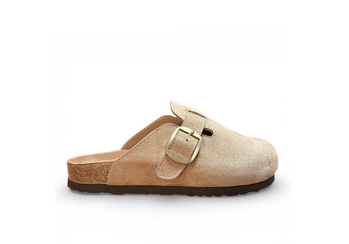 Heavenly Feet ALESSIA Beige Comfort Mule