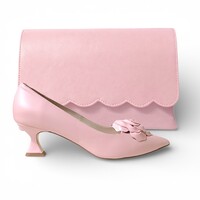 Marian 1809 Rose 5cm Spool Kitten Heel