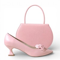 Marian 1809 Rose 5cm Spool Kitten Heel