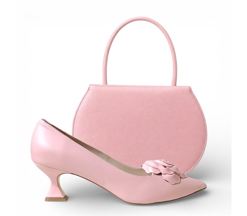 Marian 1809 Rose 5cm Spool Kitten Heel