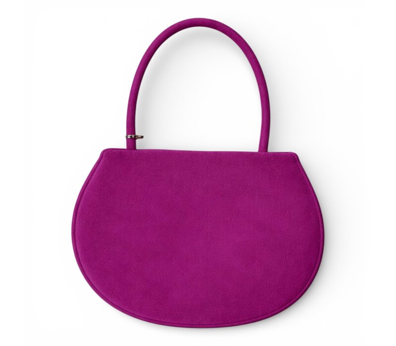 Marian 706 Magenta Suede Handbag