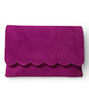 Marian Marian 801 Magenta Suede Clutch Bag