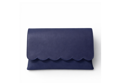 Marian Marian 801 Navy Leather Clutch Bag