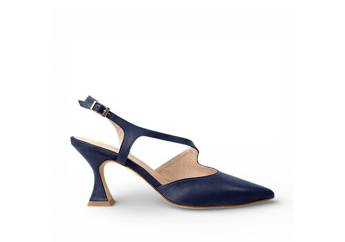Marian Marian 2736 V23 Navy 8cm Spool Heel