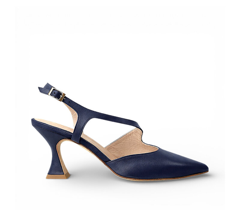 Marian 2736 V23 Navy 8cm Spool Heel