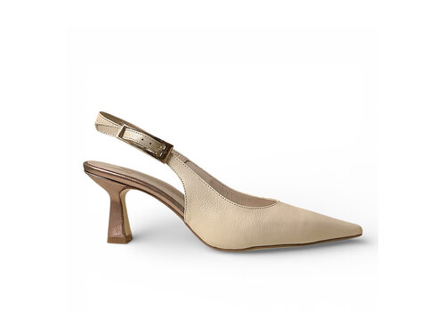 Marian Marian 2401 V26 Beige Leather Sling Backs