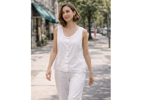 MD’M MD’M 4.66.689.28 White Cotton Top