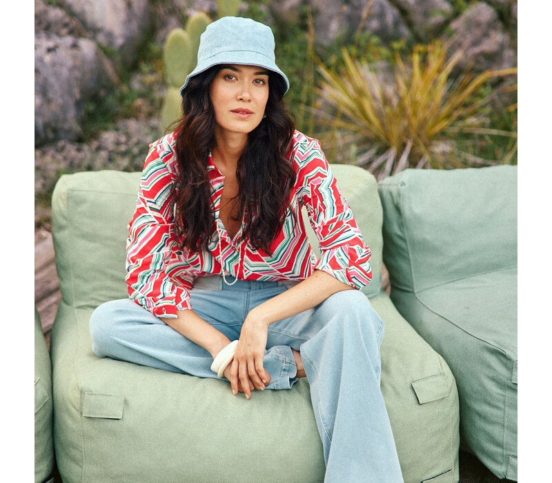 Lola Espeleta CH030 Parasol Print Blouse