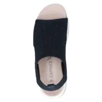 Caprice 28706 Navy Stretch Knit Sandal