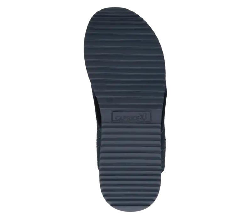 Caprice 28706 Navy Stretch Knit Sandal
