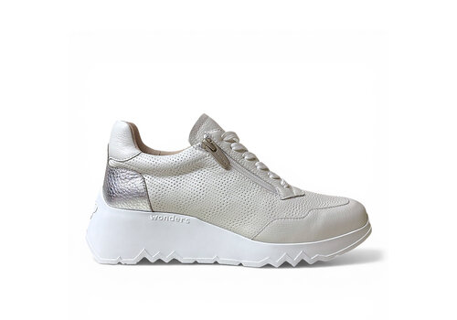 Wonders Wonders E-6771 White Leather Sneaker