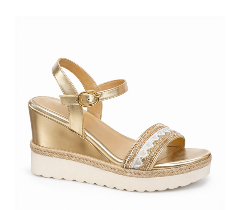 REDZ V.C. 6W9471-7 Gold/White Wedge