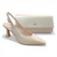 LODI L1902 Silky Champagne Clutch Bag