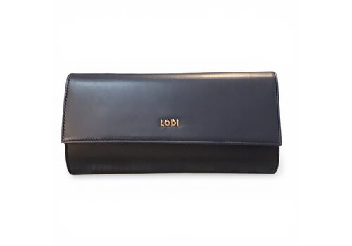 Lodi LODI L1902 Navy Leather Clutch Bag
