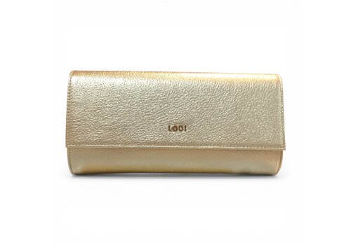 Lodi LODI L1902 Grainy Gold Clutch Bag