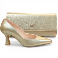 LODI L1902 Grainy Gold Clutch Bag
