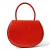 Marian MARIAN 706 Red Crackled Patent Handbag