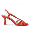 Marian MARIAN 53405 Red Crackled Patent Sandals