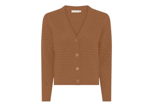 Micha S/S Micha 144 218 Tan Knit Cardigan