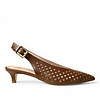 Marian Marian 4405 Brown Kitten Heel Sling-Backs