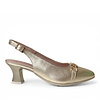Pitillos Pitillos 11186 Gold Solid Kitten Heel
