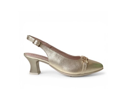 Pitillos Pitillos 11186 Gold Solid Kitten Heel