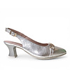 Pitillos Pitillos 11186 Silver Solid Kitten Heel