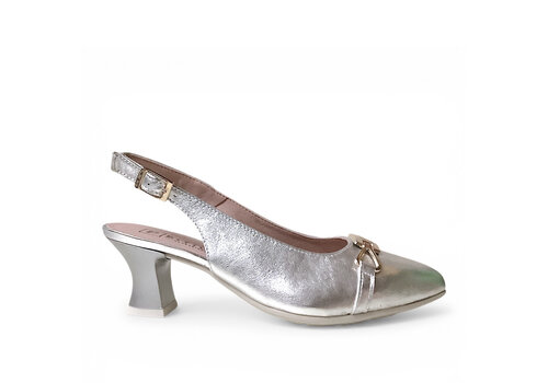 Pitillos Pitillos 11186 Silver Solid Kitten Heel