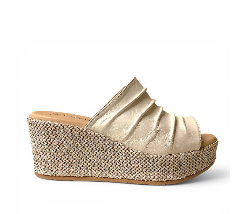 Pitillos11273 Cream Soft Leather Mule
