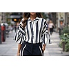 Kimara Kimara SENNA Navy/Off Wht Stripe Blouse