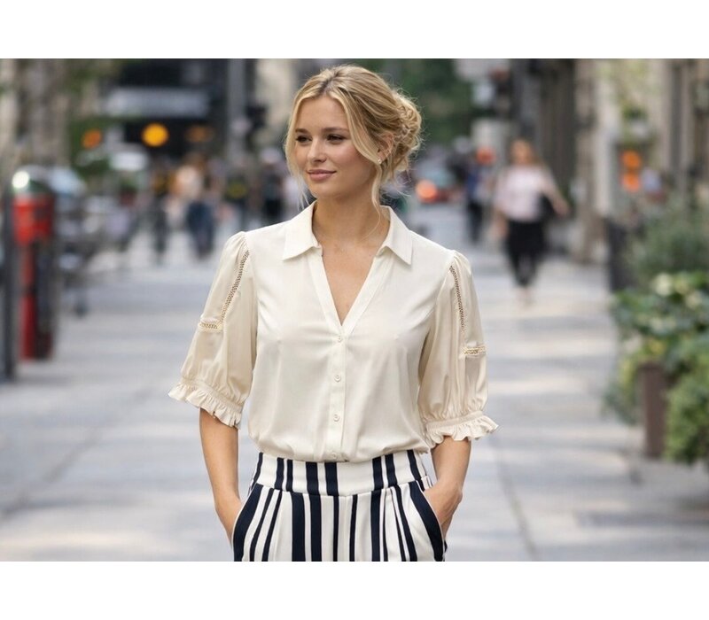 Kimara JANINE Off White Blouse