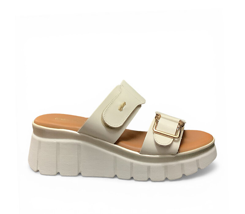 IGI&CO 1189422 Cream Slider Sandals
