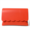 Marian MARIAN 801 Deep Coral Clutch Bag