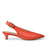 Marian Marian 4405 Deep Coral Kitten Heel Slings