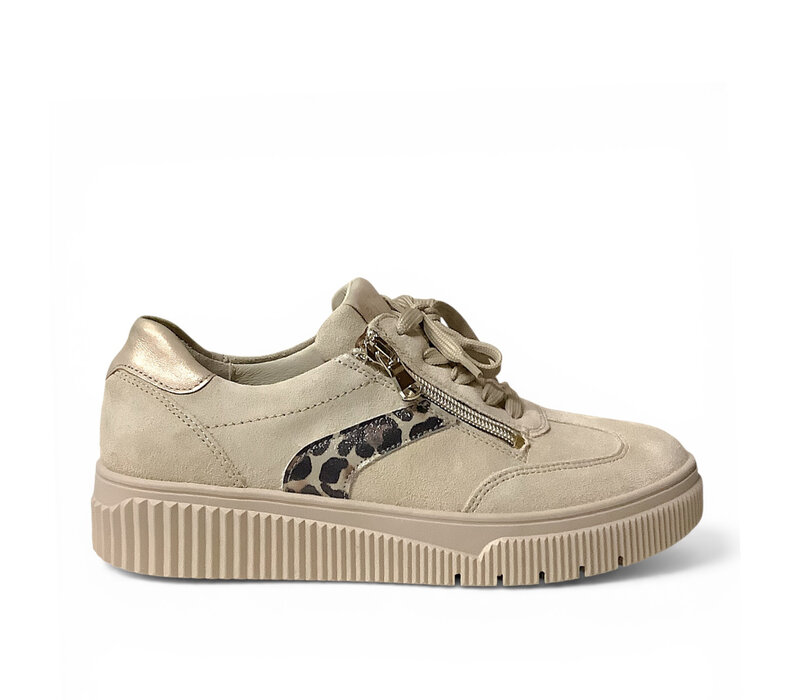 Waldlaufer 610005 Beige K-Fit Zip Shoe
