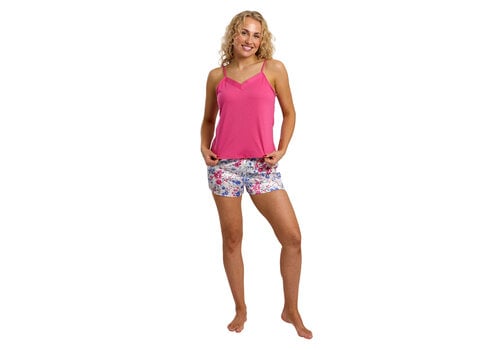 Indigo Sky Indigo Sky In47537 Cerise Shorts Pyjamas